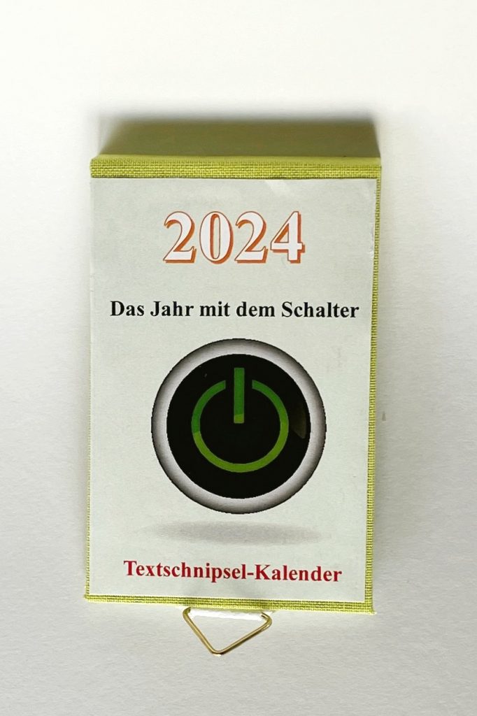 Schachtelbuch-Kalender 2024 - 1